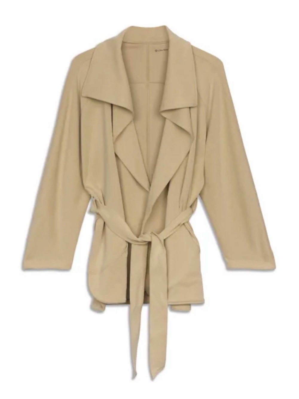 lululemon athletica Softstream Neutral Sand Wrap Jacket